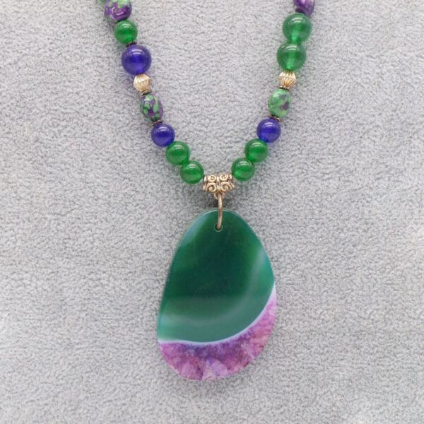 Collier agate AG-103