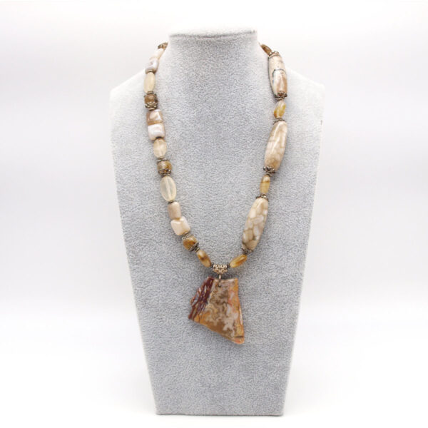 Collier agate AG-110