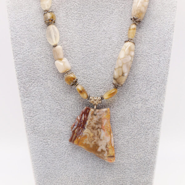 Collier agate AG-110