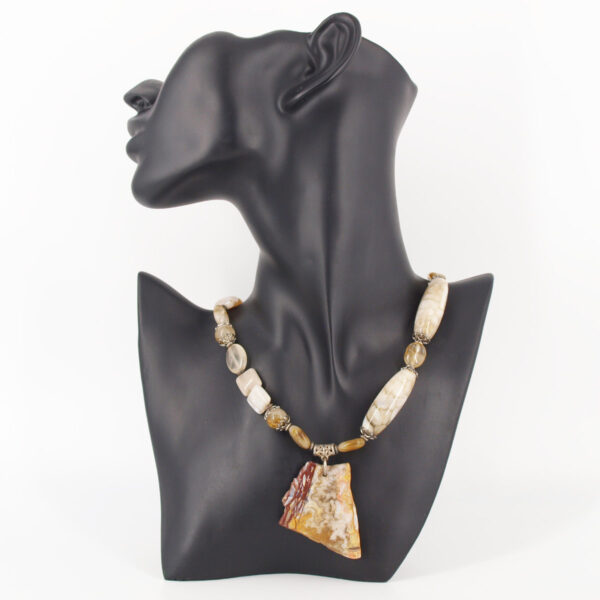 Collier agate AG-110