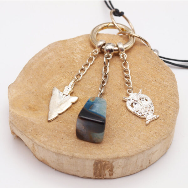 Collier agate AGC-104