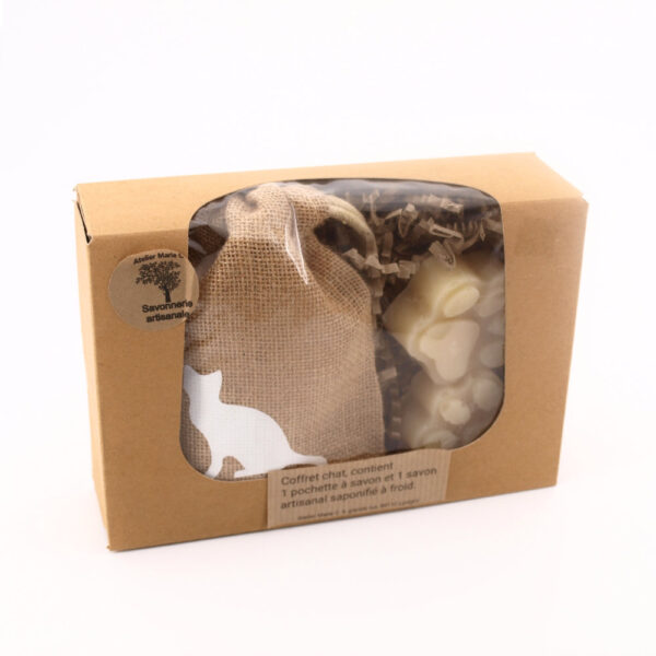 Coffret de savon pour chien ou chat