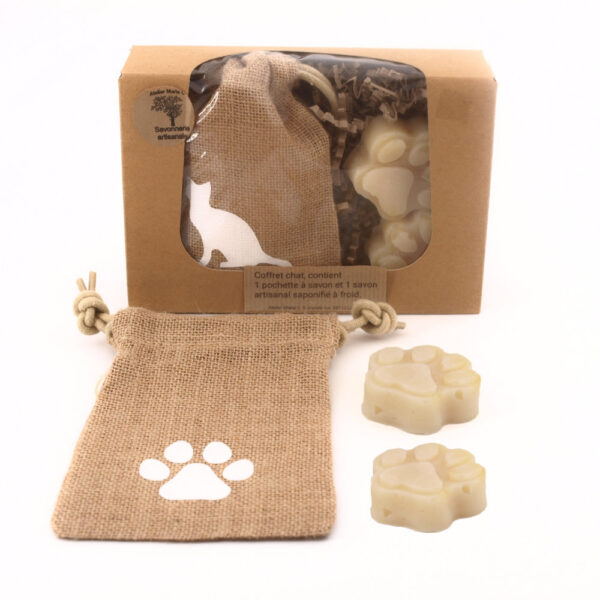 Coffret de savon pour chien ou chat